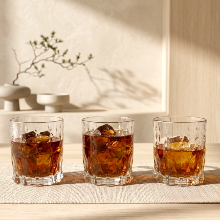 Pahare - Set 6 pahare pentru whisky din cristal Marilyn RCR, 340 ml