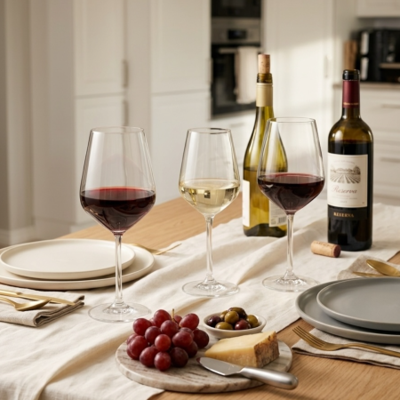 Pahare - Set 6 pahare vin 350 ml, Allegra, Pasabahce