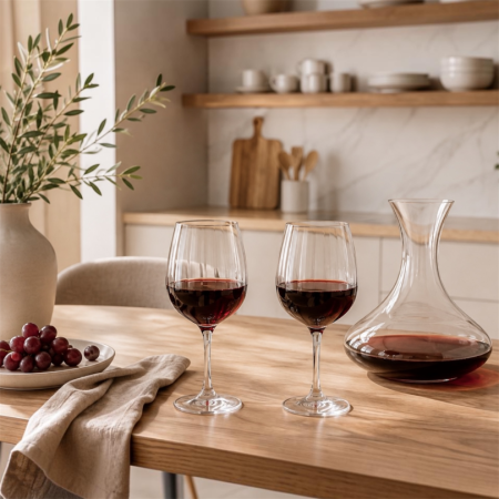 Pahare - Set 6 pahare vin RCR Optiq, cristal, 450 ml