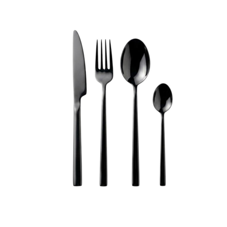Set tacamuri 24 piese din inox Ambition Como Black - pentru 6 persoane [1]