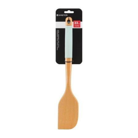 Cutite si ustensile bucatarie - Spatula lemn, Curly 33 cm