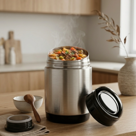 Termos alimentar Perfect Home din inox - 1L / 1.8 L, cu maner si izolatie termica [1]