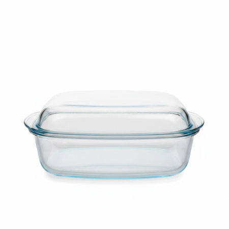 Vas termorezistent cu capac  33x19x13 cm, 4.6 L, Ocuisine [1]