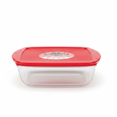 Vas termorezistent din sticla borosilicata cu capac, Ôcuisine, 2.2 Lt [2]
