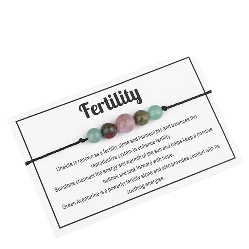 Bratara tip snur din pietre vindecatoare semipretioase naturale care stimuleaza fertilitatea, unisex, marime reglabila, Tessero, roz [1]