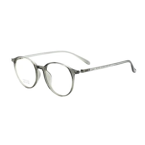 Ochelari de protectie pentru calculator, ecran telefon, laptop, TV, fara dioptrii, lentile transparente, antireflex, anti lumina albastra, unisex, Tessero, gri [1]