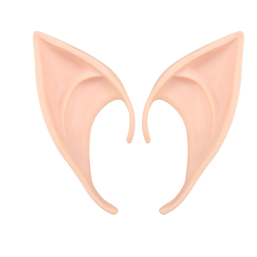 Set Cercei tip Earcuff pentru urechi din plastic, model ureche de spiridus, elf, unisex, Tessero, culoare nude [1]