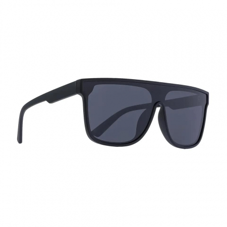 Ochelari de soare Shield Oversize cu lentila comuna de culoare neagra, protectie UV400, unisex, Tessero, negru [1]