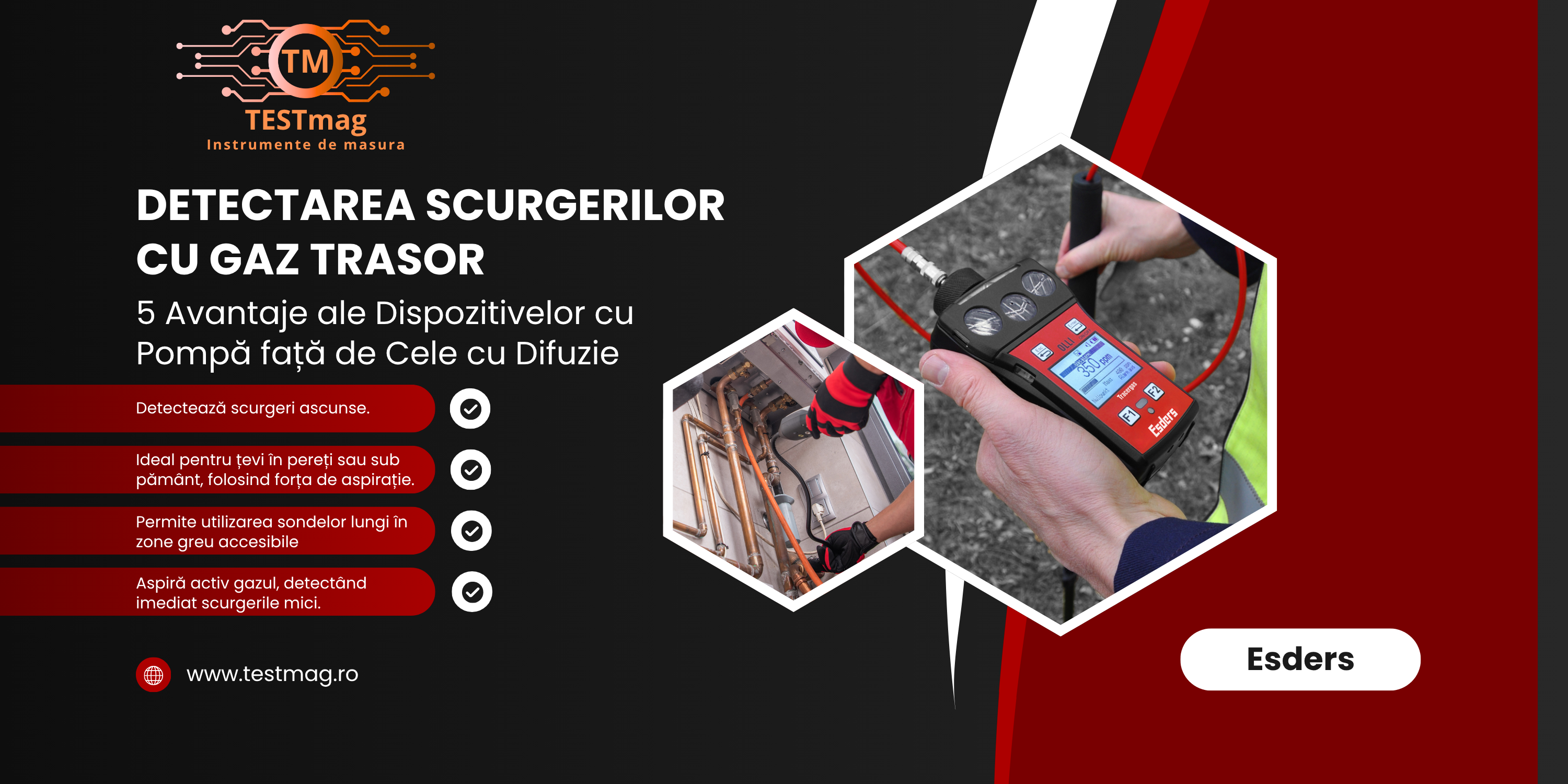 Detectarea Scurgerilor cu Gaz Trasor: 5 Avantaje ale Dispozitivelor cu Pompă față de Cele cu Difuzie