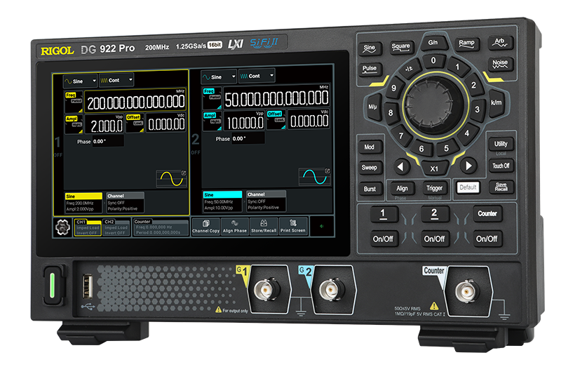 Rigol DG922 Pro - Generator semnal / functii arbitrare · 200 MHz · 2 canale · 1.25 GSa/s [2]