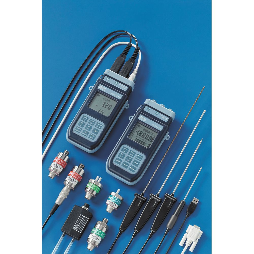 Senseca HD2124.2 - Manometru-Termometru cu două intrări pentru modulul SICRAM PP471 pentru conectarea sondelor din seriile TP704 și TP705 [2]