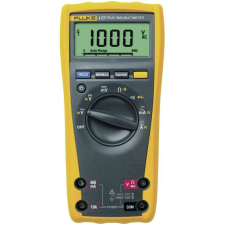 Multimetre Digitale - Fluke 177 - Multimetru digital True-RMS cu iluminare a afișajului