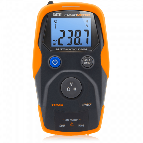 Electrice - HT Instruments FLASHMETER - Multimetru digital TRMS până la 600V · rezistent la apă IP67 · cu secvență automată de măsurare