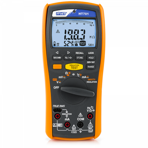 Electrice - HT Instruments HT701 - Multimetru profesional cu funcție de măsurare a izolației până la 1000V
