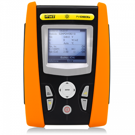Punere în funcțiune și mentenanță - HT-Instruments PVCHECKs – Tester multifuncțional pentru siguranța și performanța instalațiilor fotovoltaice (DC)
