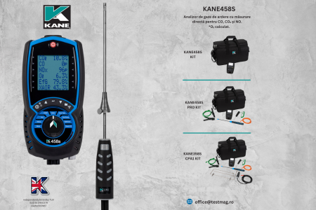 KANE 458S - Analizor de gaze de ardere - CO, CO2, NO [1]
