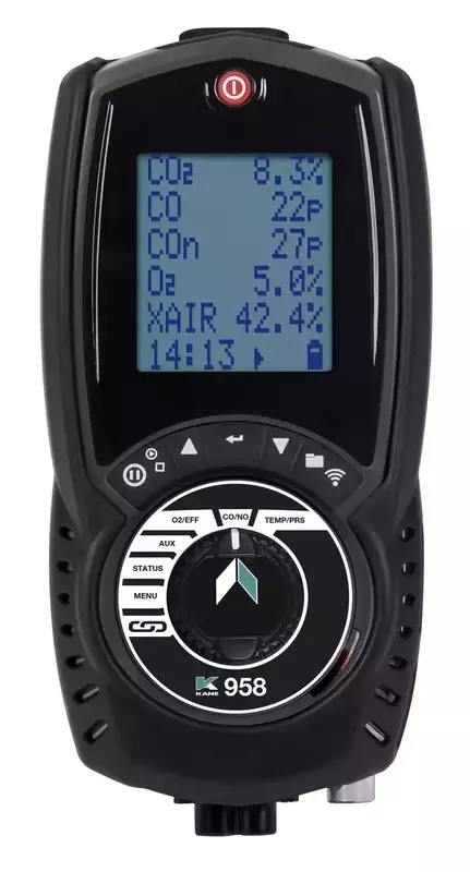 Analizor de gaze de ardere - Kane 958 · Analizor de gaze de ardere pentru centrale termice