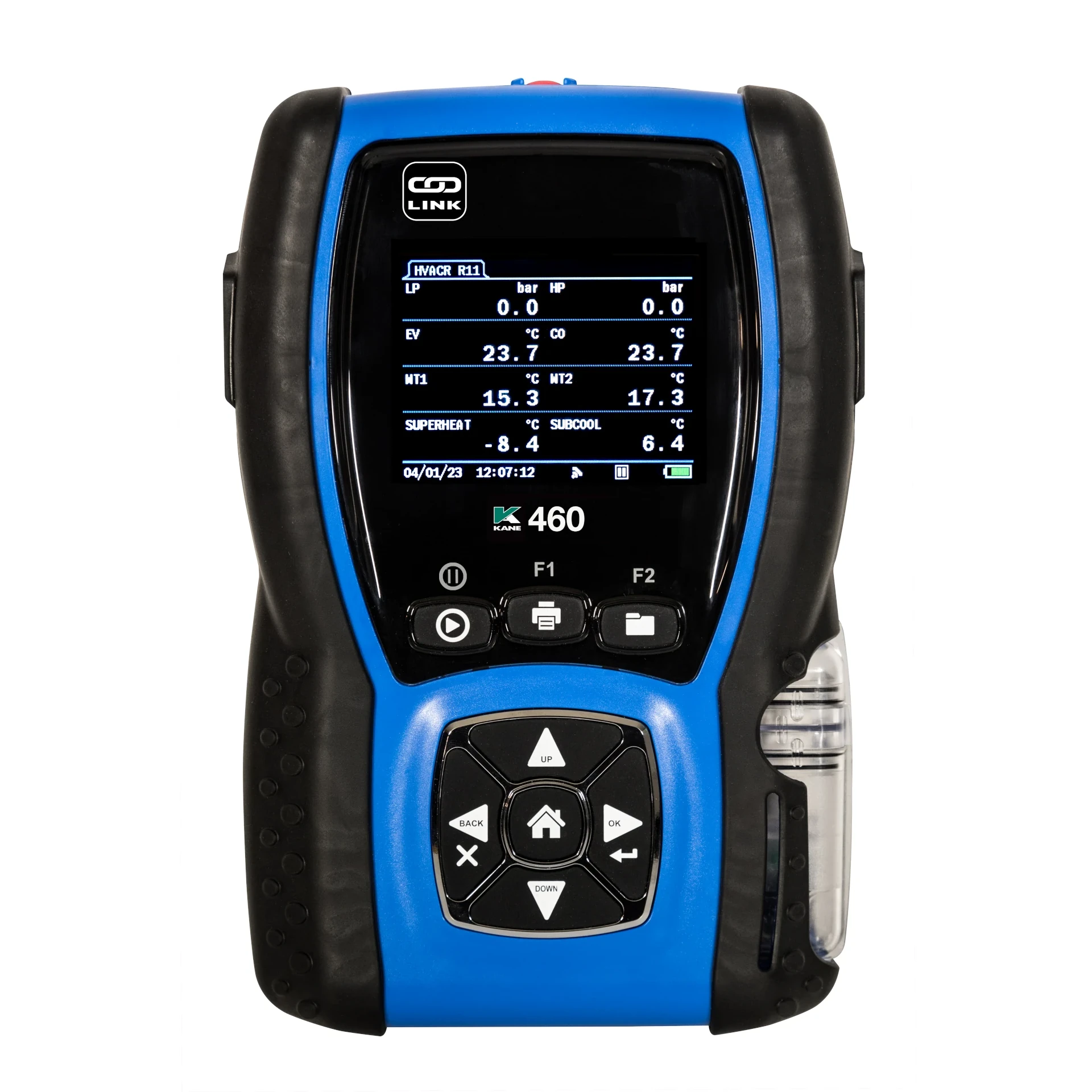 Analizor de gaze de ardere - KANE460 – Analizor HVACR Profesional pentru Încălzire, Răcire, Refrigerare și Calitatea Aerului (IAQ)