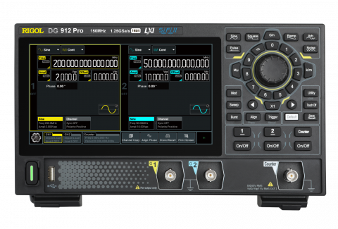 Generator de semnal - Rigol DG912 Pro - Generator semnal / functii arbitrare · 150 MHz · 2 canale · 1.25 GSa/s