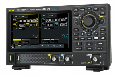 Rigol DG922 Pro - Generator semnal / functii arbitrare · 200 MHz · 2 canale · 1.25 GSa/s [1]