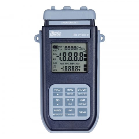 Temperatură și Umiditate - Senseca  HD2103.2 - Anemometru-Termometru cu sonde detasabile · datalogger