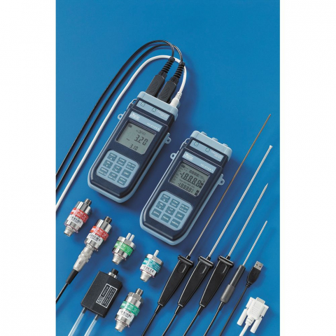 Senseca HD2124.1 - Manometru-Termometru cu două intrări pentru modulul SICRAM PP471 pentru conectarea sondelor din seriile TP704 și TP705 [1]