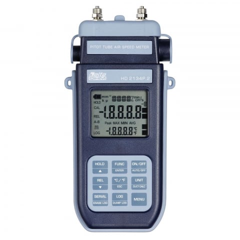 Temperatură și Umiditate - Senseca HD2134P.2 - Micro-Manometru-Anemometru cu Tub Pitot · Data Logger