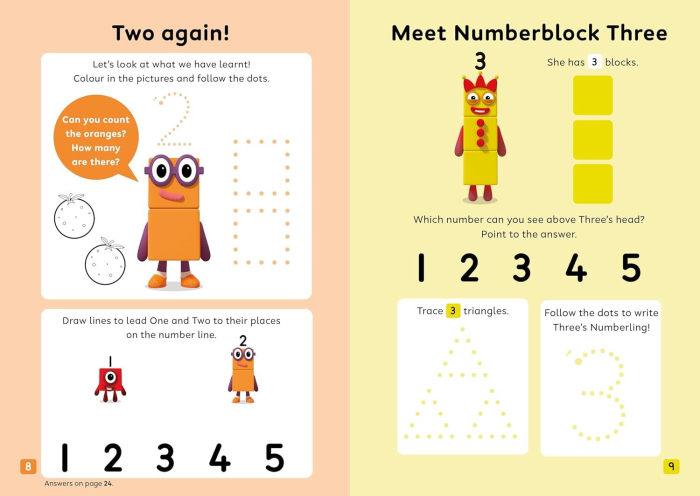 Carte cu activitati Numberblocks - Hai sa numaram! [3]