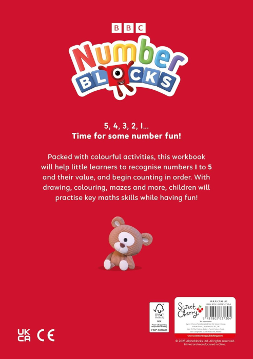 Carte cu activitati Numberblocks - Hai sa numaram! [2]