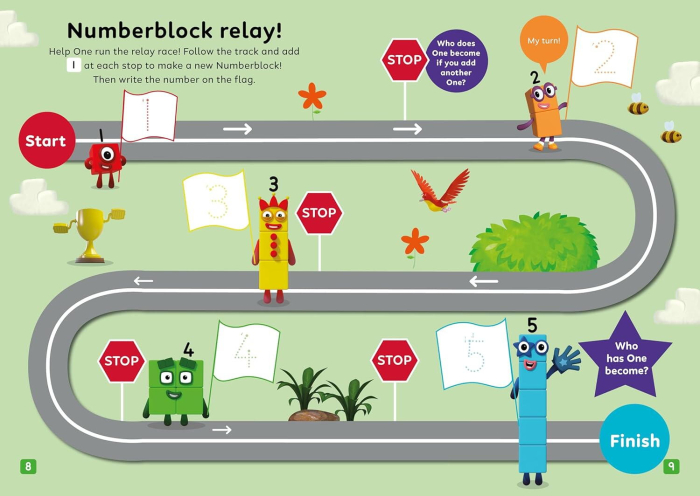 Carte cu activitati Numberblocks - Jocuri & puzzle-uri [3]