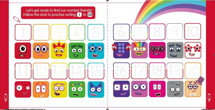 Carticica Scriu si sterg Numberblocks - Legaturi numerice [2]