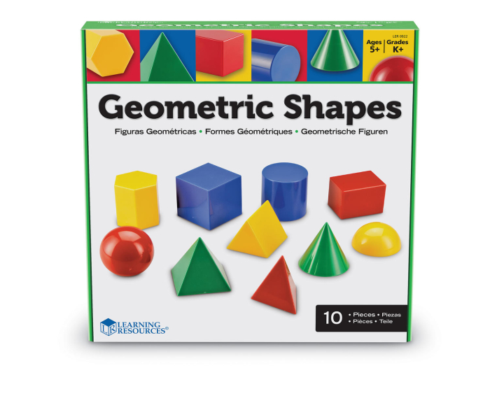 Corpuri geometrice din plastic - 10 piese [2]