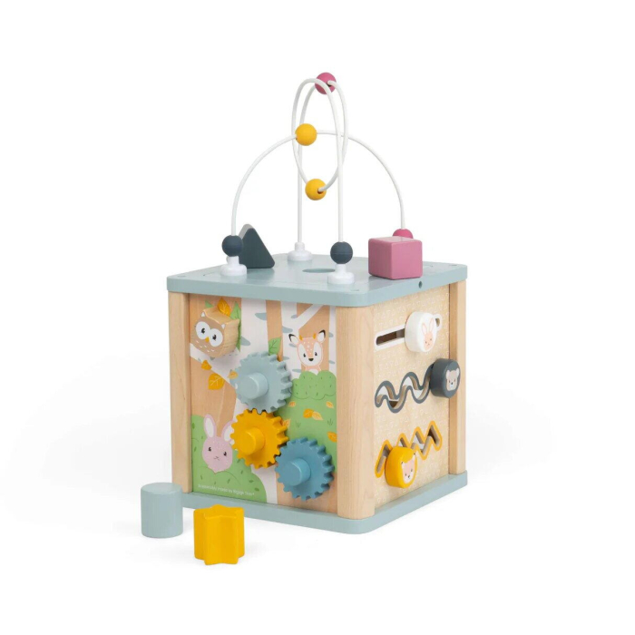 Cub 5 in 1 cu activitati - Pastel [2]