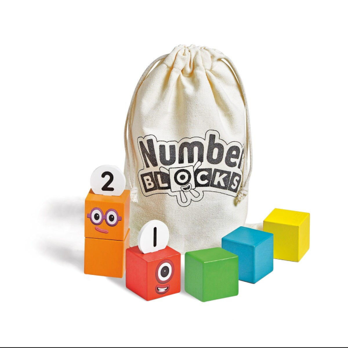 Cuburi din lemn Numberblocks  - De la 1 la 5 [3]