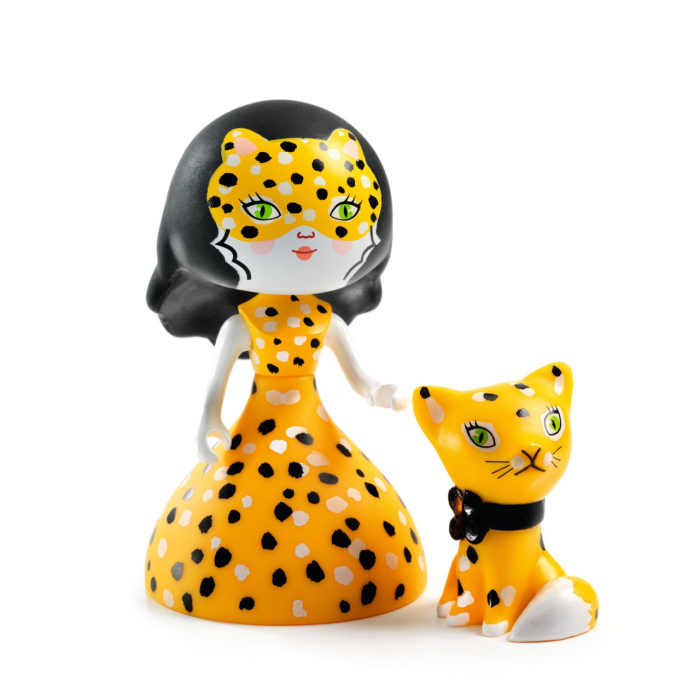 Figurina Arty Toys Printesa Feline si motanul Cleo, Djeco [1]