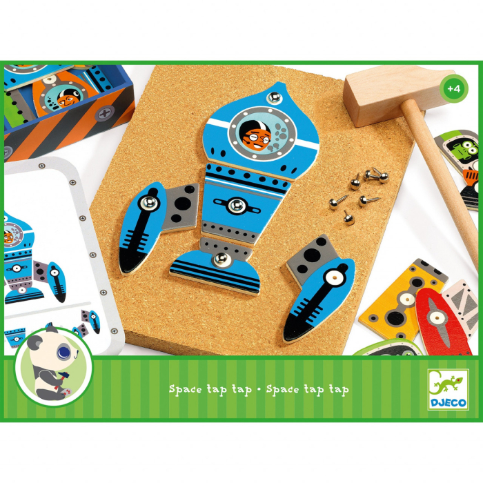 Joc de asamblat Nave spatiale Tap Tap, Djeco [4]