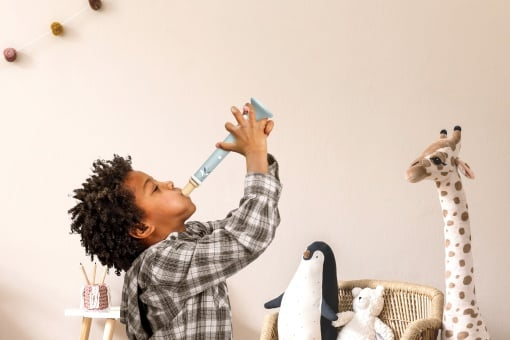 Instrument muzical Mini-trompeta pentru copii, Speedy Monkey [2]