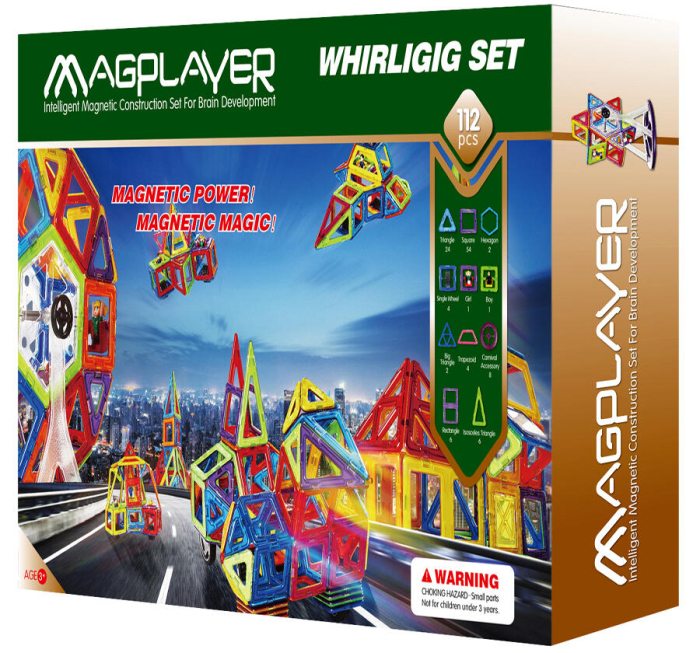 Joc de constructie magnetic - 112 piese [1]