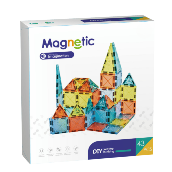Joc de constructie magnetic - 43 piese (5.5 cm) [1]