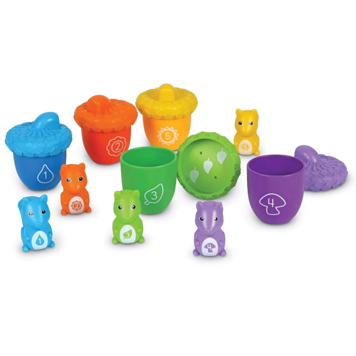 Joc de sortat si numarat - Veveritele vesele [4]