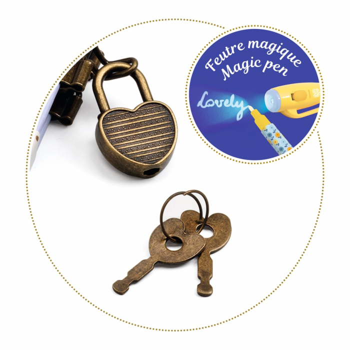 Jurnal secret cu pix magic Iepuras, Djeco [4]