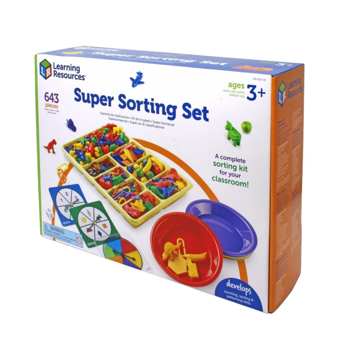 Kit educational complet pentru sortare - 600+ piese si activitati pentru copii [6]
