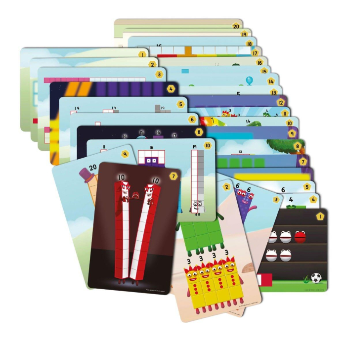 MathLink®Cubes Numberblocks in engleza Set de activitati de la 11 - 20 [5]