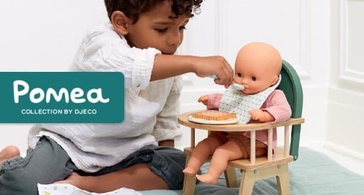 Papusa bebelus Baby Green, Djeco [3]