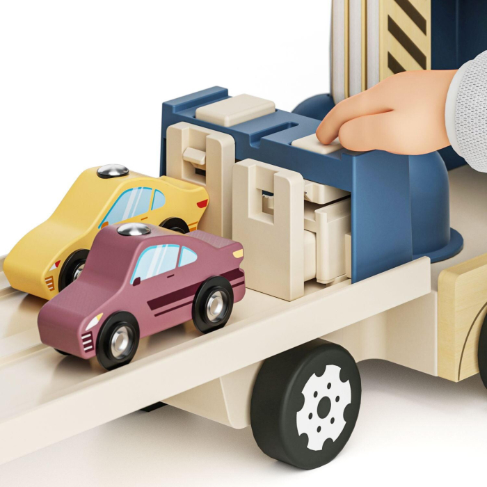 Primul meu camion cu platforma auto [4]