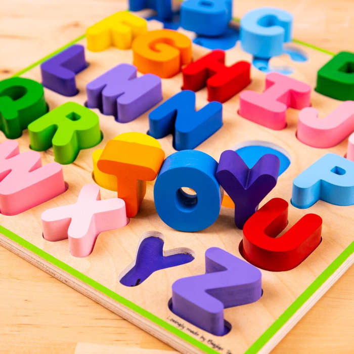 Puzzle colorat - alfabet [5]