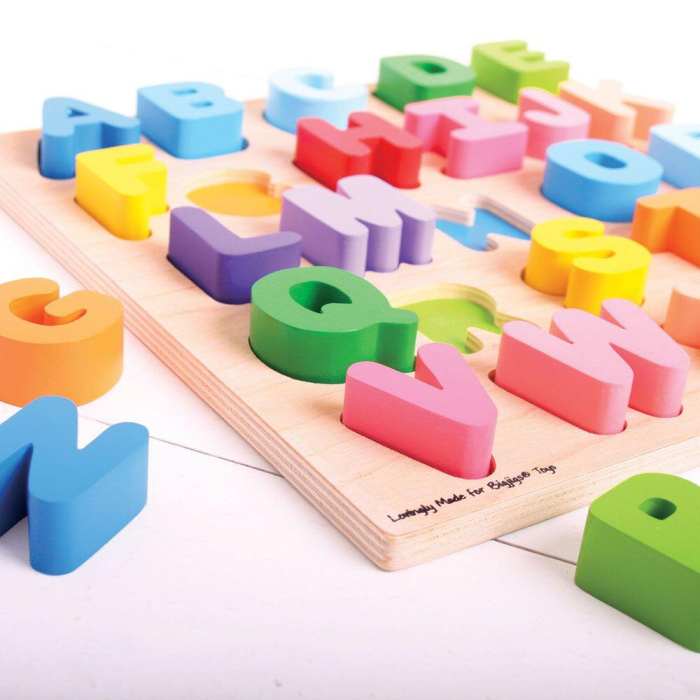 Puzzle colorat - alfabet [3]