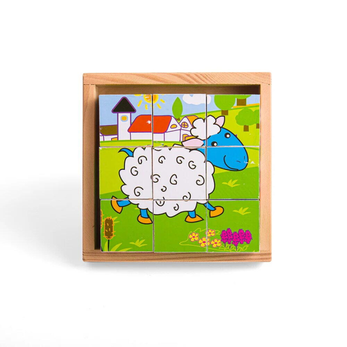 Puzzle cubic - animale domestice [6]