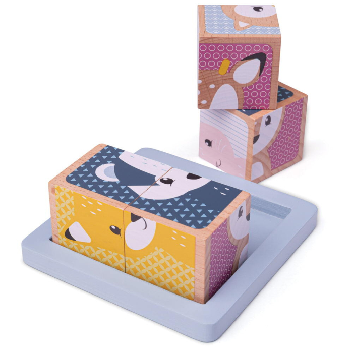 Puzzle cubic - Animalute vesele [2]