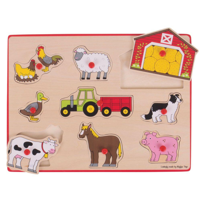 Puzzle din lemn incastru - Ferma [3]